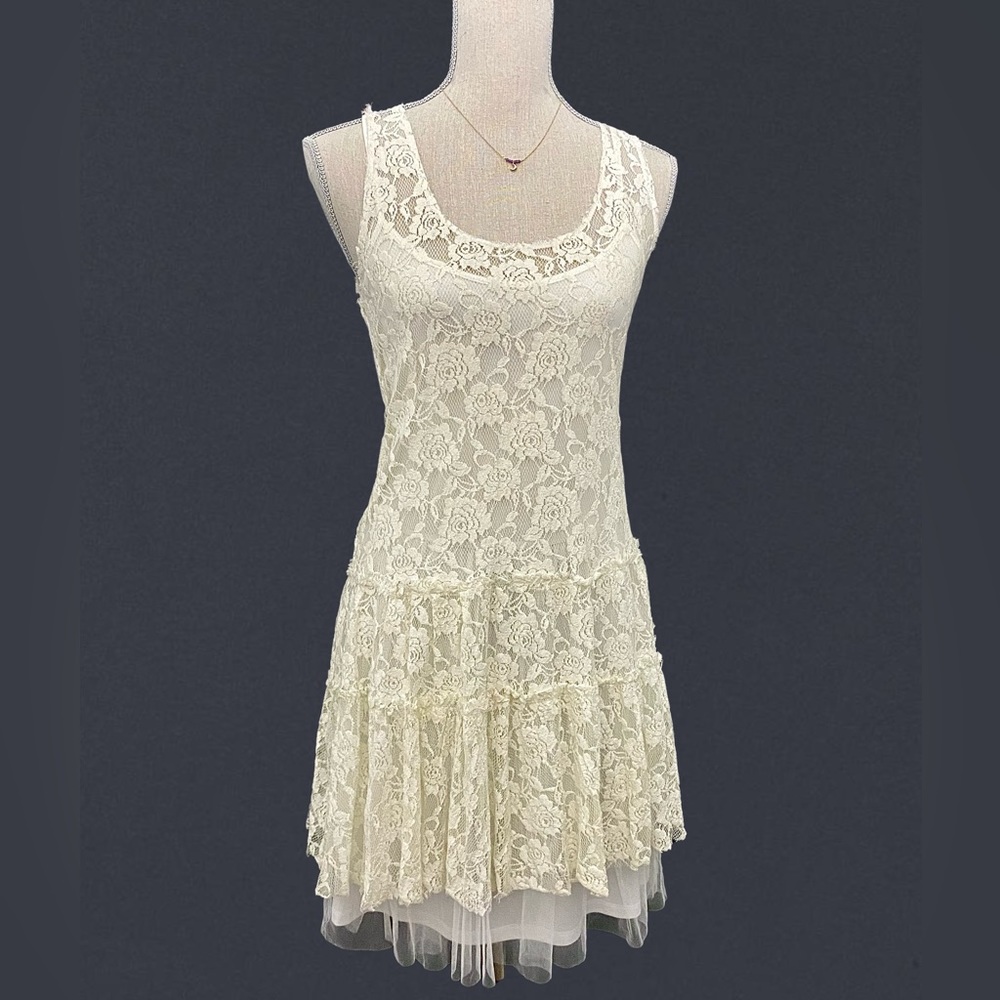💰SOLD💰Free People Lace Dress/Tunic Overlay